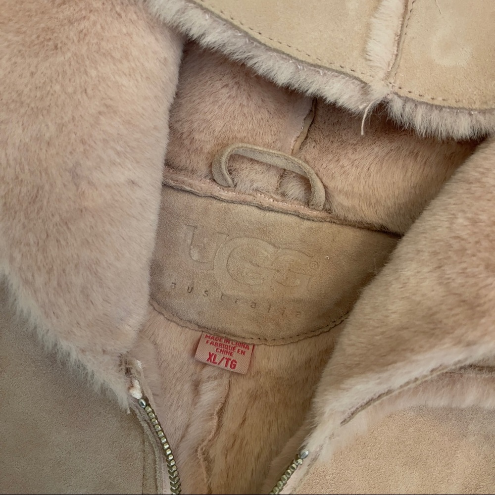 UGG Women's Pink Hooded Jacket - Picture 3 of 8